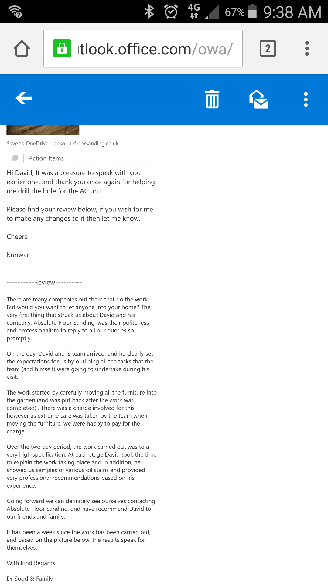 Floor Sanding Review