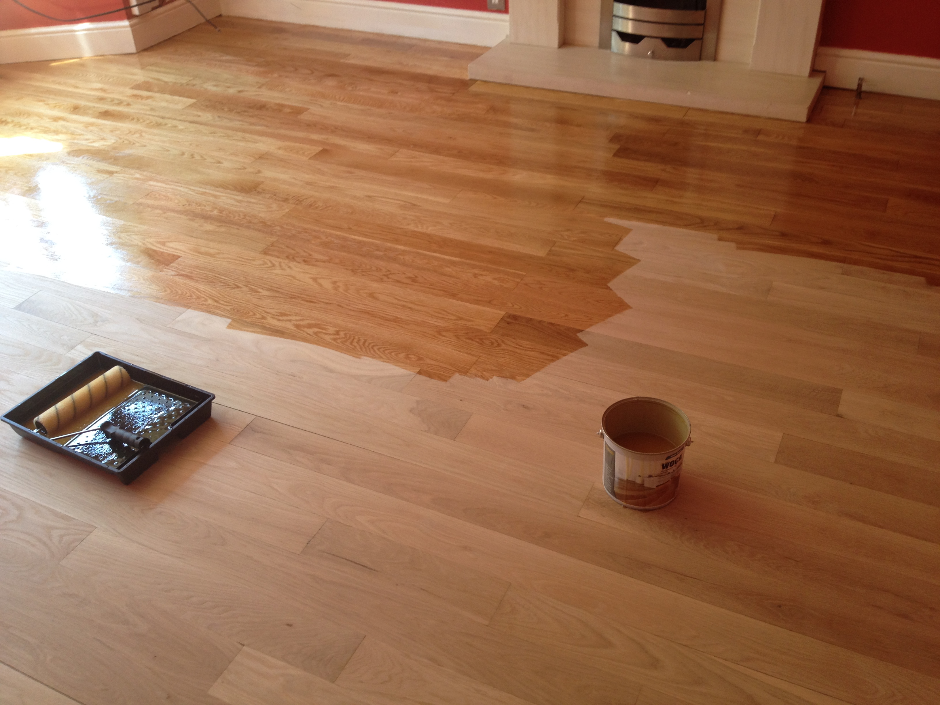 Wooden Floor Absolute Sanding, Hardwood Floor Clear Coat