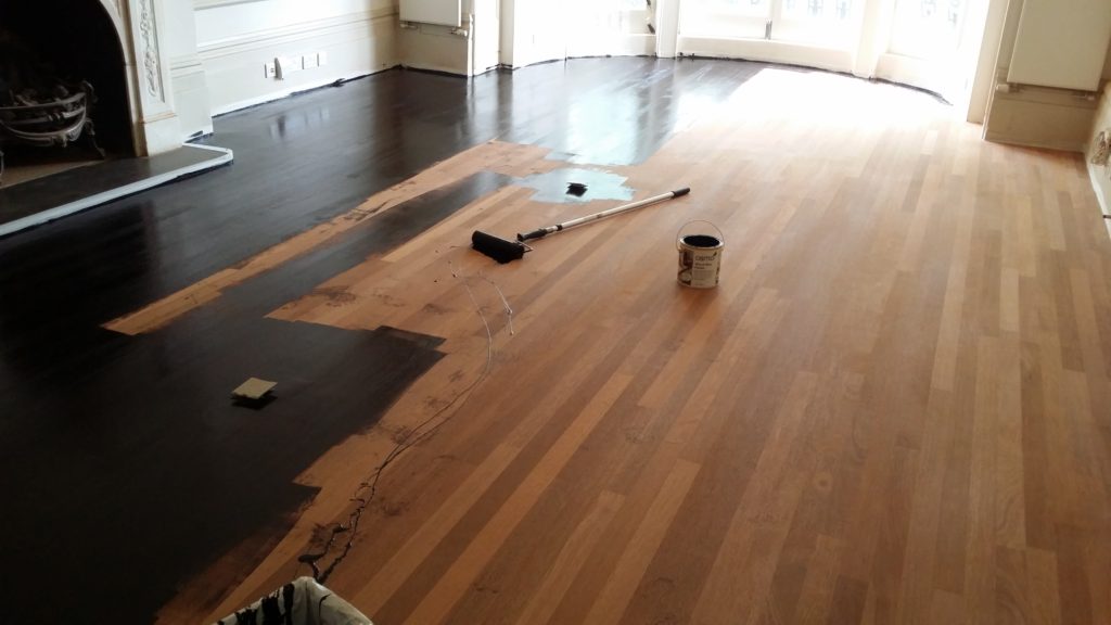 Floor Sanding and Osmo Ebony