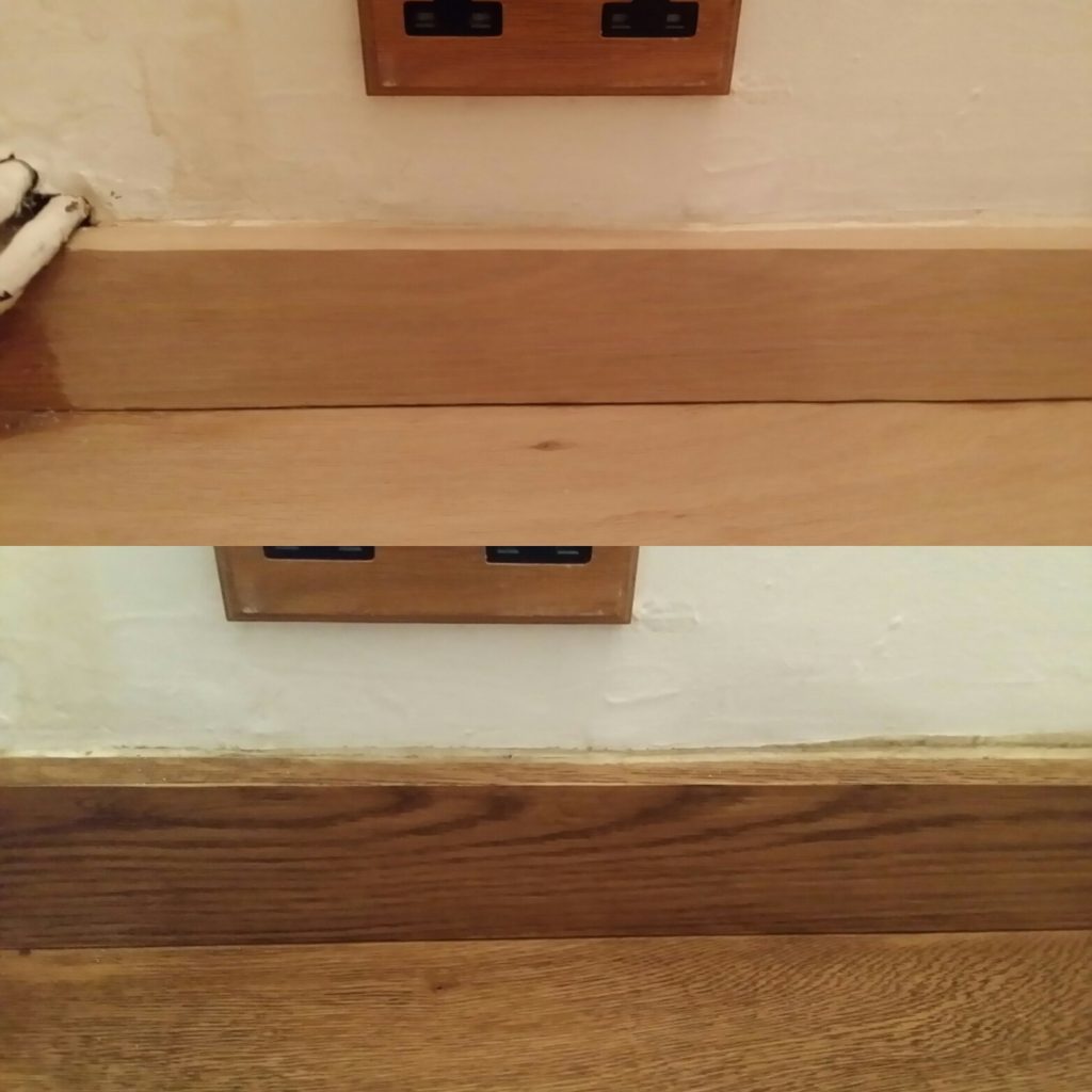 Wood skirting board sanding and refinishing Wood skirting board sanding and refinishing