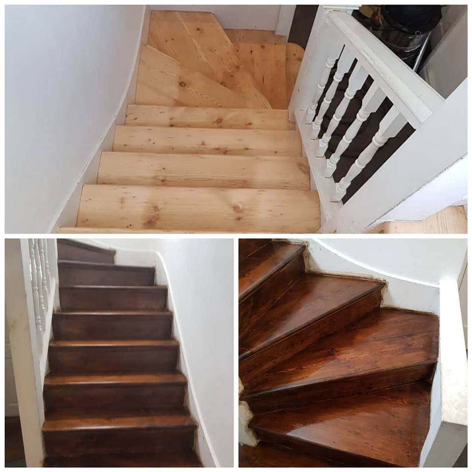 Stair Sanding And Refinishing In London Sidcup Absolute Floor