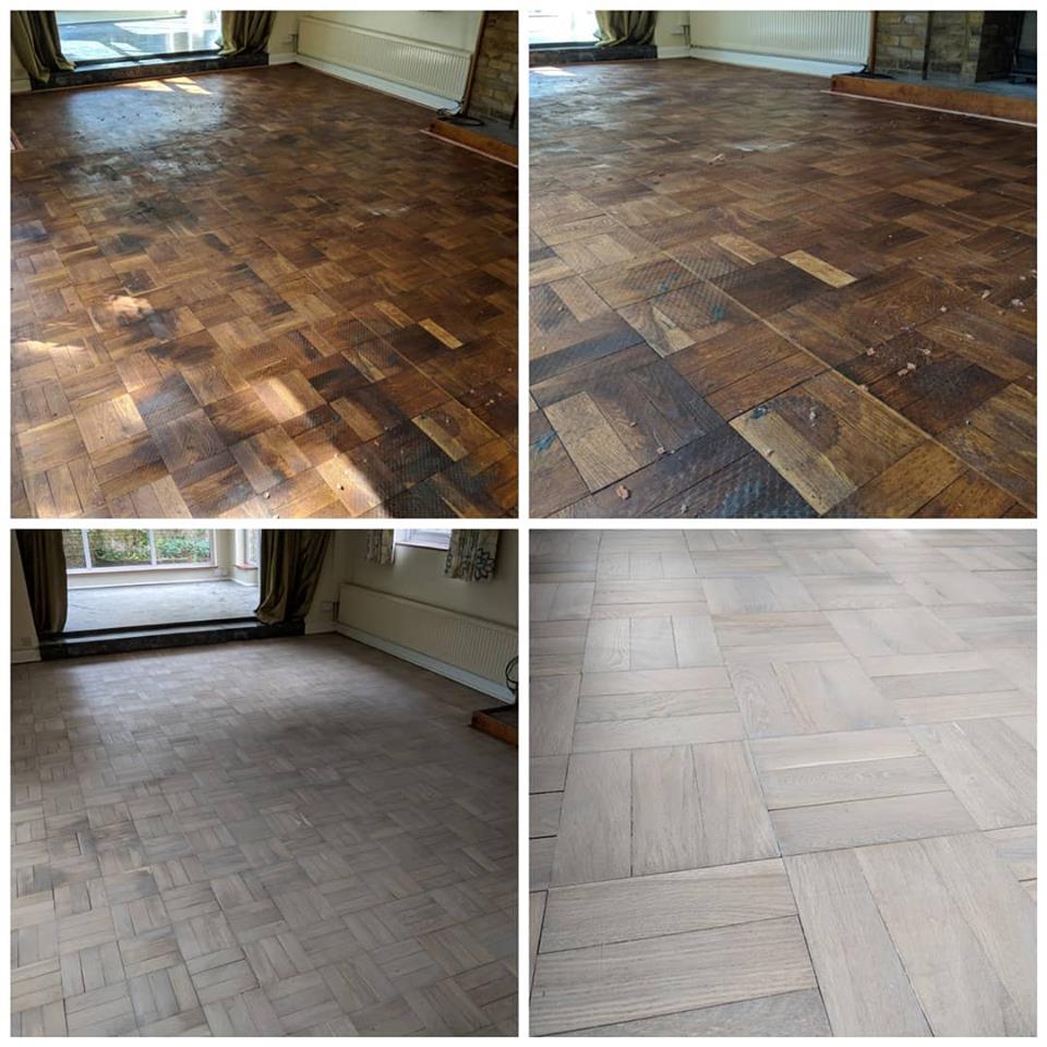 White Wash Floor Sanding