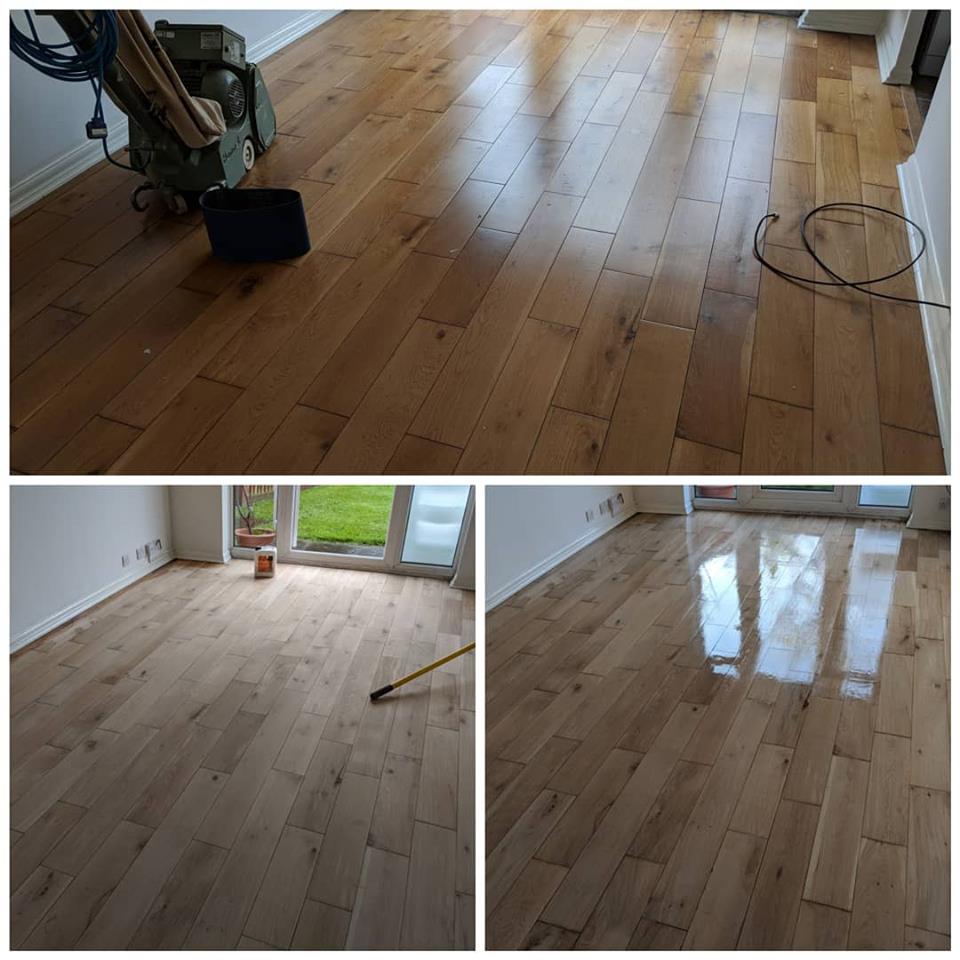 Oak Floor Sanding in Harlow