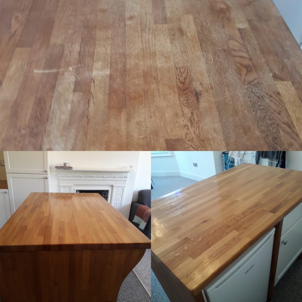 Kitchen worktop Sanding in London