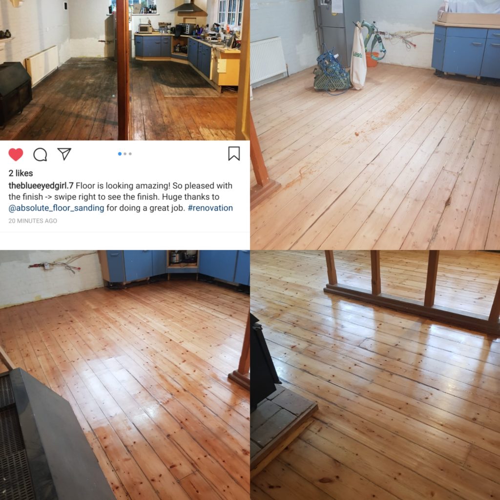 Church floor sanding