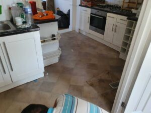 old kitchen floor