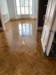 reclaimed herringbone parquet floor image 15