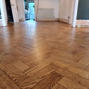 reclaimed herringbone parquet floor image 17