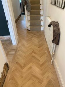 reclaimed herringbone parquet floor image 21