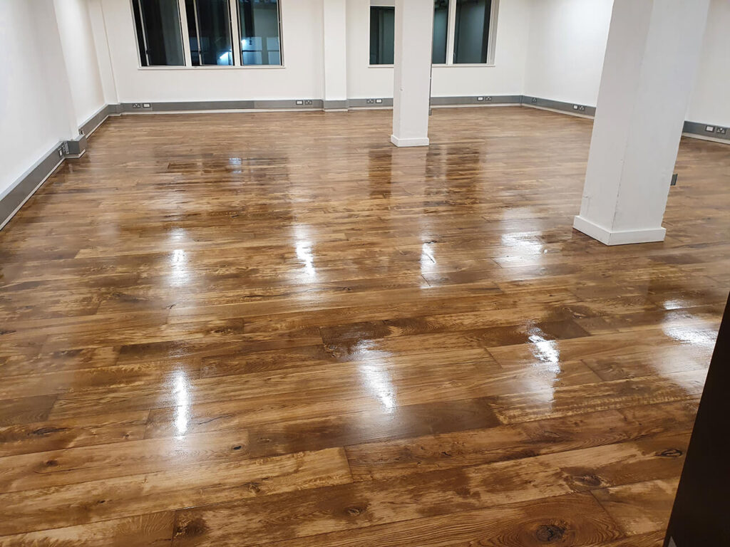 Commercial floor sanding and refinishing London Fleet Street