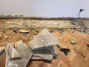Job in Benfleet one of our floor sanding areas