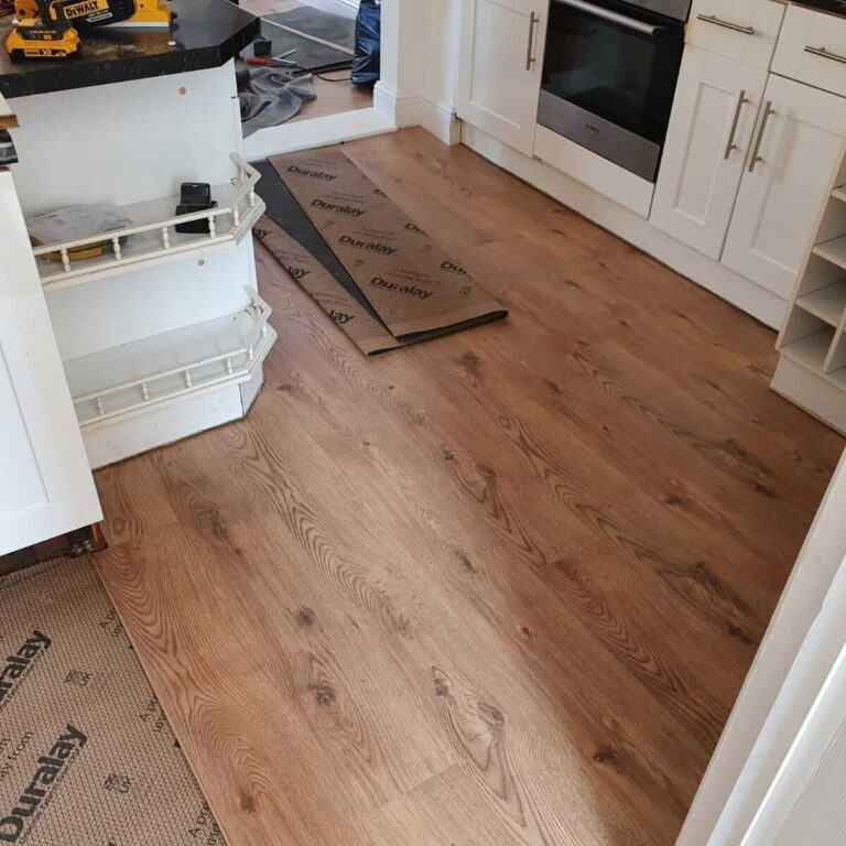part finished laminate floor
